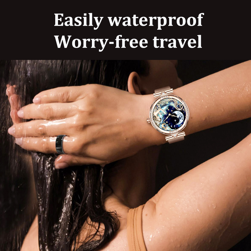 Women's smart watch health monitoring BT call waterproof blood oxygen multi-sports mode women's smart watch