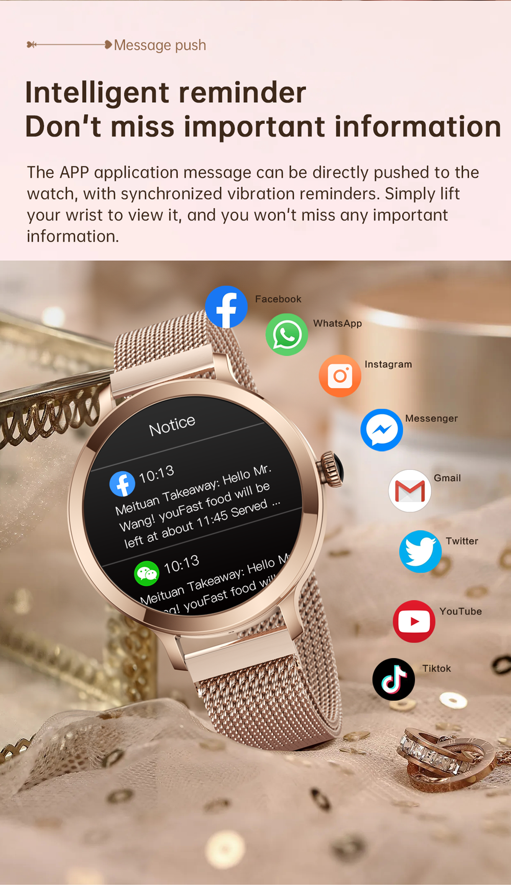 Women's fashion watches, smart watches