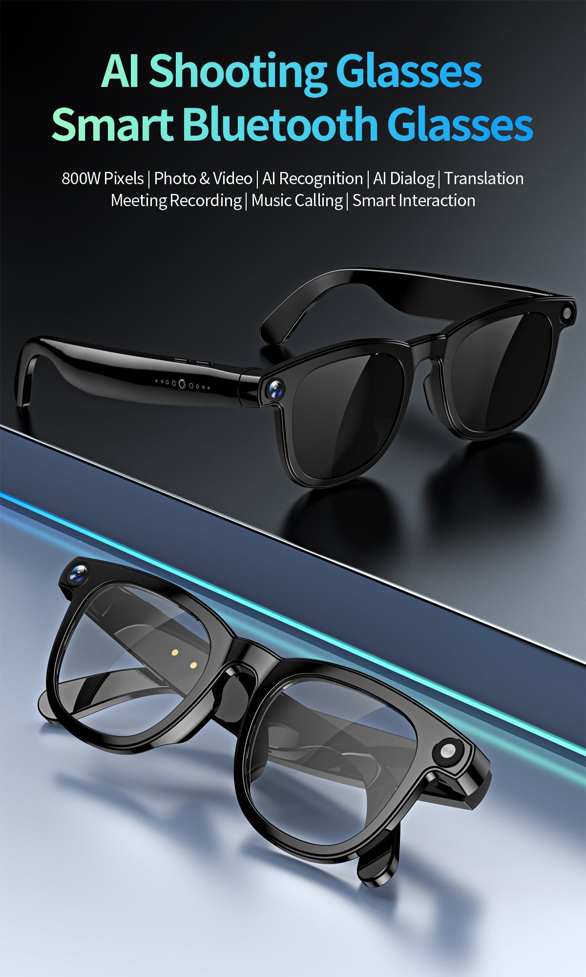 2026 new smart AI glasses, smart AI cameras