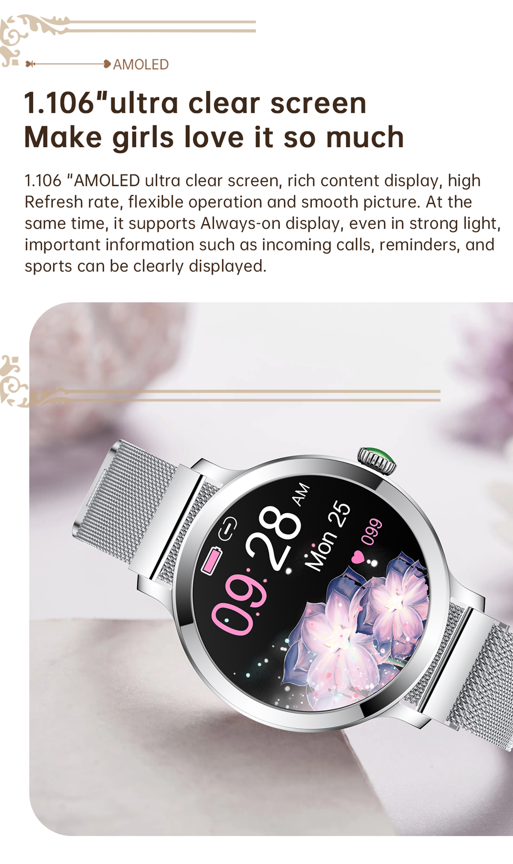 Women's fashion watches, smart watches