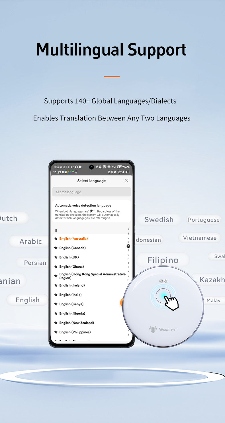 Smart translator AI assistant portable simultaneous interpretation
