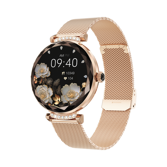 Luxury Fashion NX7pro Smartwatch for Ladies 1.19inch Display IP68 Deep Waterproof Women's Health Watch BT Call IOS
