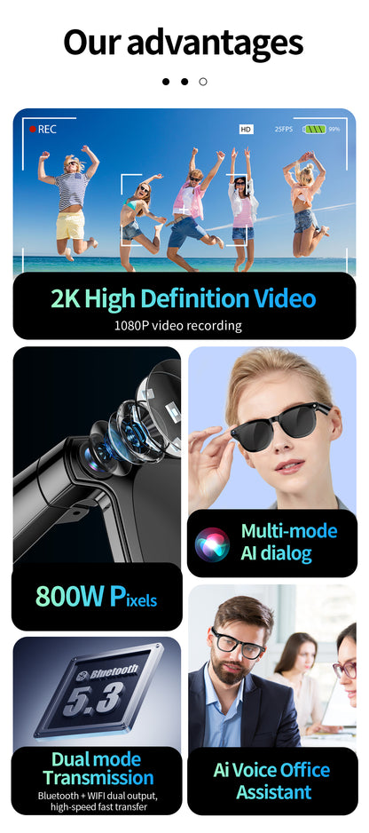 2026 new smart AI glasses, smart AI cameras