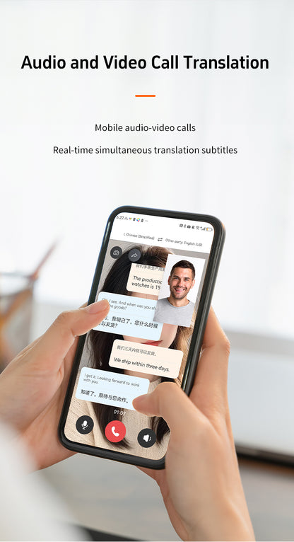 Smart translator AI assistant portable simultaneous interpretation