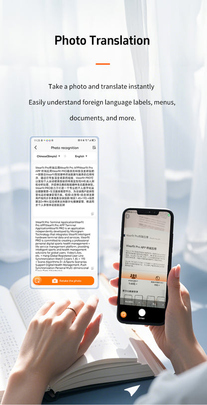 Smart translator AI assistant portable simultaneous interpretation