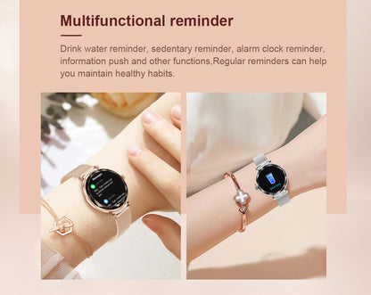 Luxury Fashion NX7pro Smartwatch for Ladies 1.19inch Display IP68 Deep Waterproof Women's Health Watch BT Call IOS