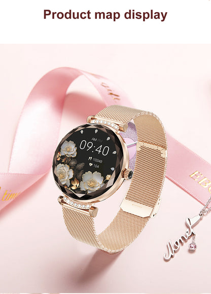 Luxury Fashion NX7pro Smartwatch for Ladies 1.19inch Display IP68 Deep Waterproof Women's Health Watch BT Call IOS