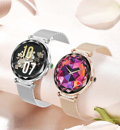 Luxury Fashion NX7pro Smartwatch for Ladies 1.19inch Display IP68 Deep Waterproof Women's Health Watch BT Call IOS
